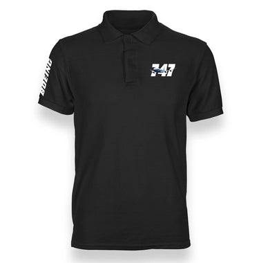 B747 DESIGNED POLO SHIRT THE AV8R